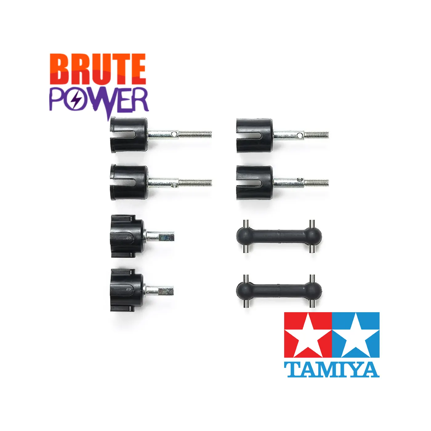 Set de Ejes de Rueda y Cardán TT-01