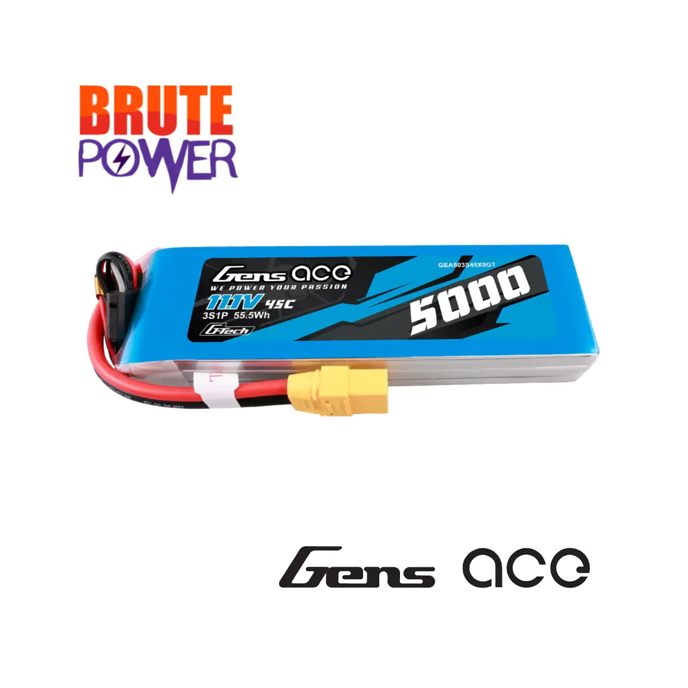 Batería Lipo Gens ace 3s 5000mah 45C