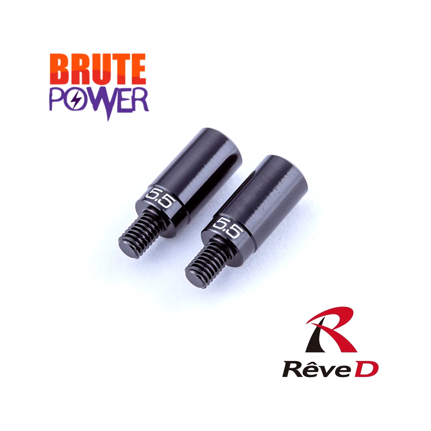 Reve D RDX Alu. Knucle Stopper (5.5mm, 2pcs)