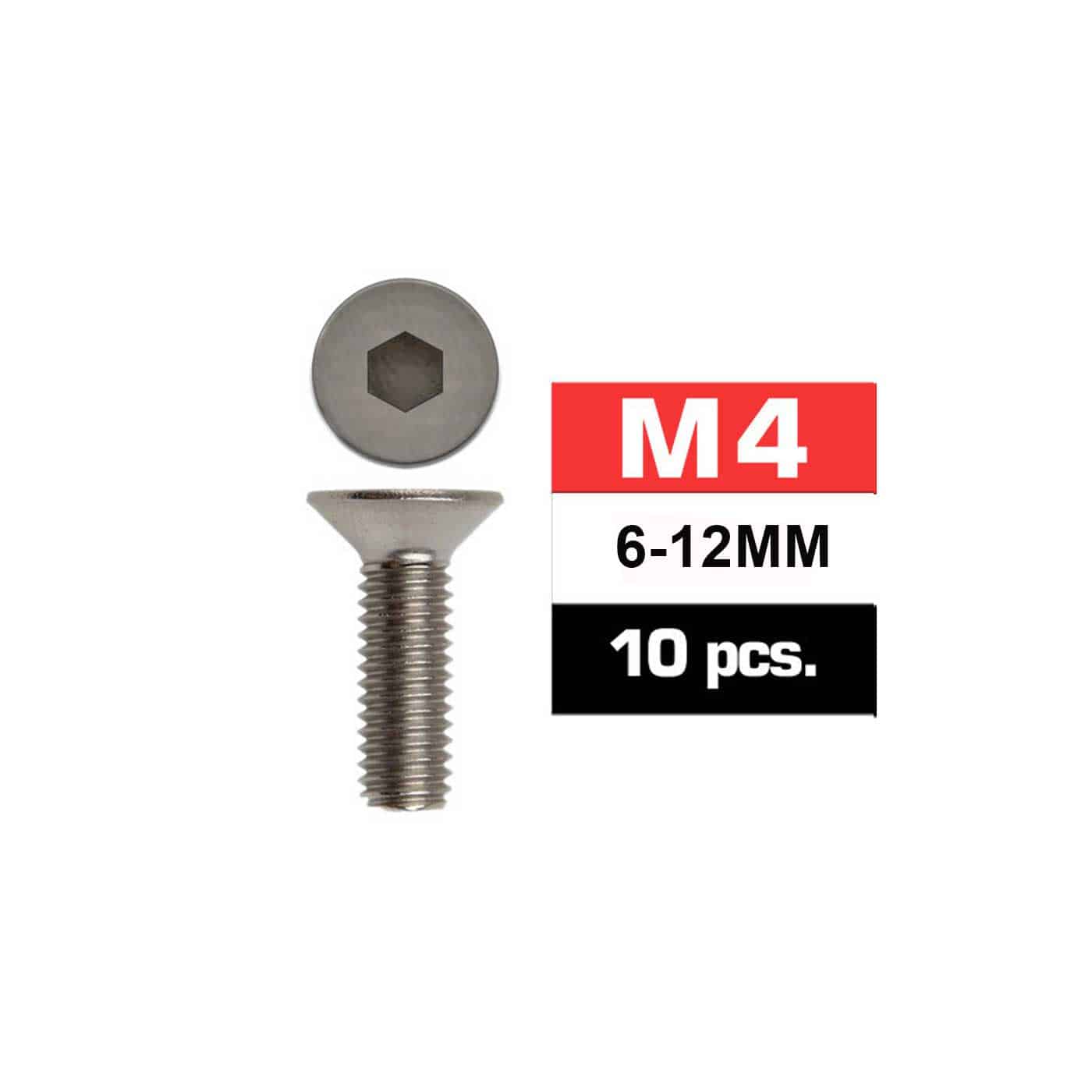 Tornillo avellanado M4