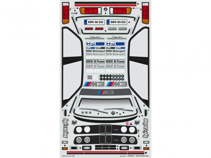 Carrocería BMW M3 E30 (200mm) - Imagen 4