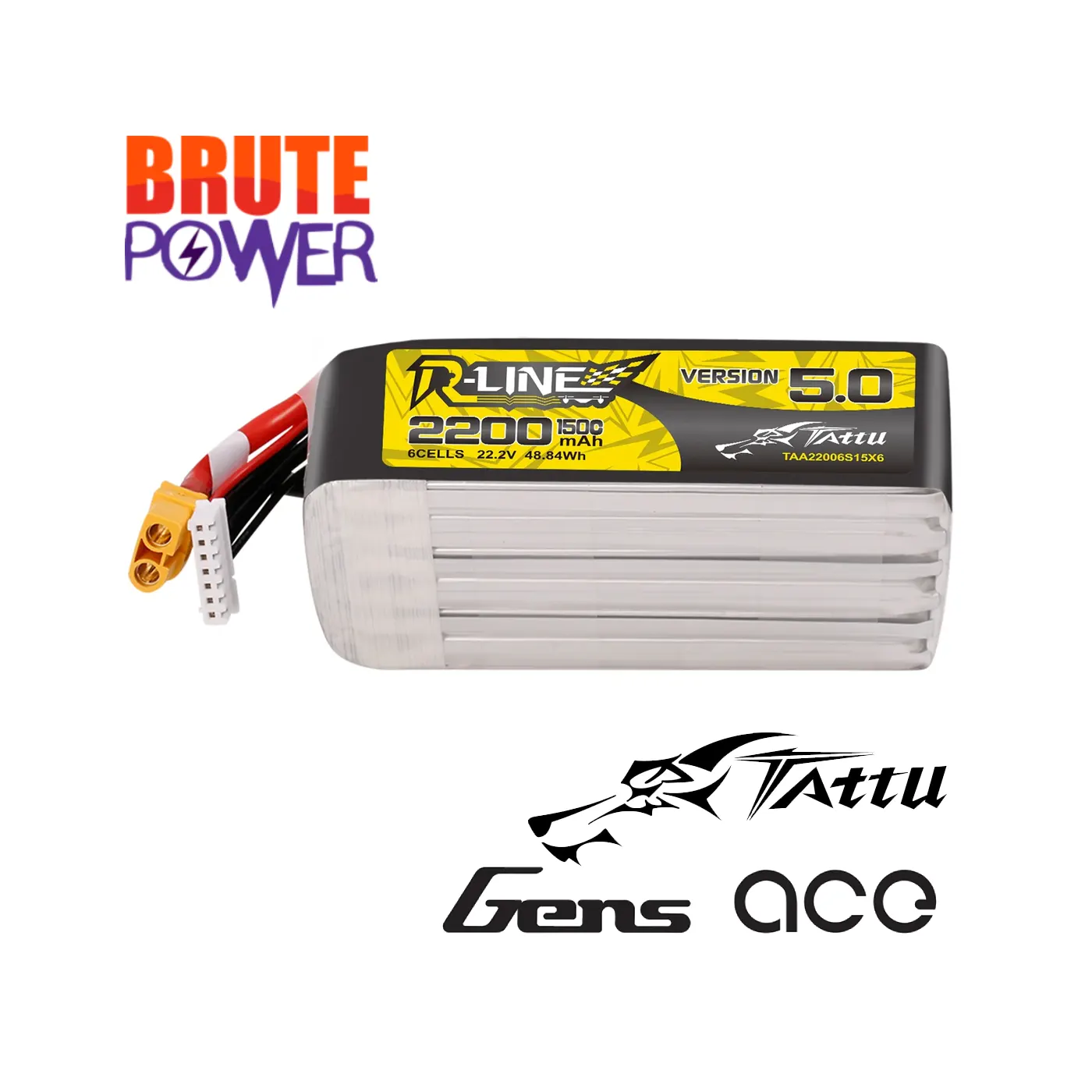 batería LiPo Tattu R-Line V5 6S 2200mAh 150C