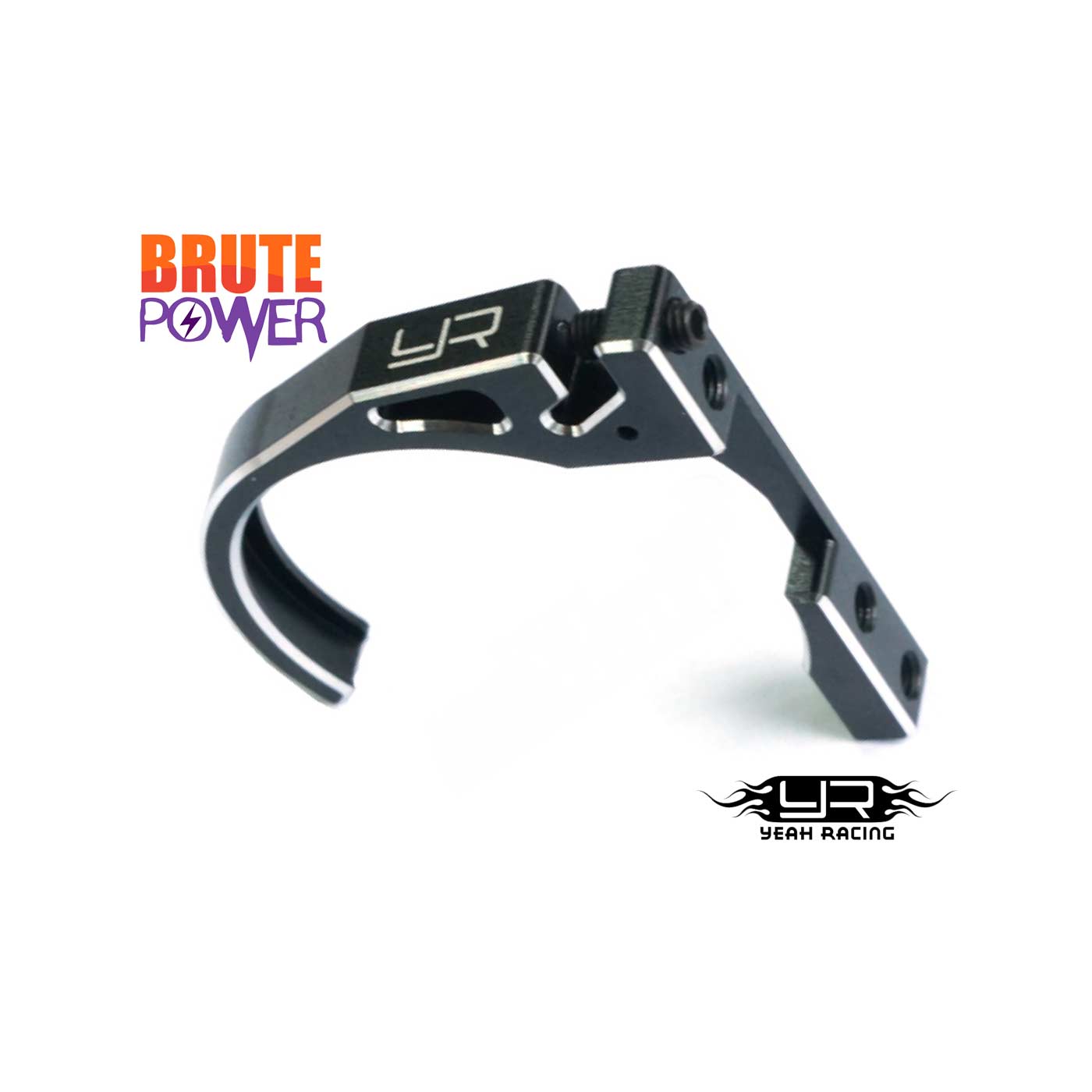 Soporte aluminio ventilador para motor 1/8