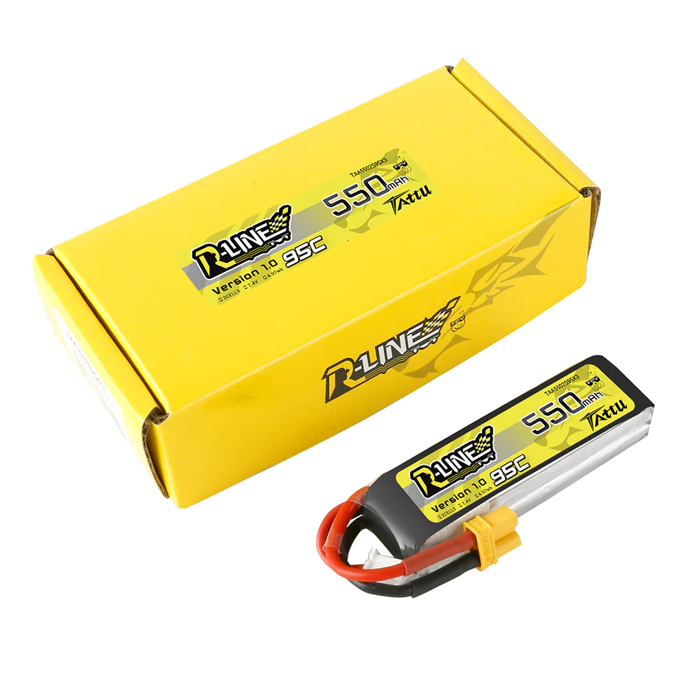 Batería Lipo Tattu R-Line 2S 550mAh 95C FPV Racing - Imagen 2